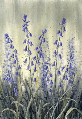 Bluebells painting